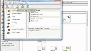 Peachtree Tutorial Importing amp Exporting Data Sage Training Lesson 1410 [upl. by Josefina17]