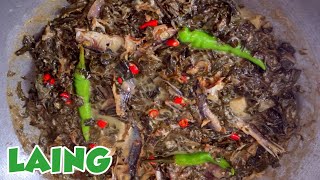 Paano ang tamang pagluto ng GINATAANG LAING para di Makati  Laing Recipe [upl. by Ahseei300]