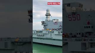 Cavour aircraftcarrier and Bergaminiclass frigate Alpino sailing in the waters of the Philippines [upl. by Lytle]