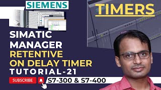 Siemens PLC Training 21  Retentive On delay Timer in Siemens STEP 7 Simatic Manager [upl. by Zoila660]