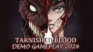 Tarnished Blood  Demo Gameplay Video 2024 PC  RPGTurn BasedRoguelikeIndie  First 17 Minutes [upl. by Enytsirk69]