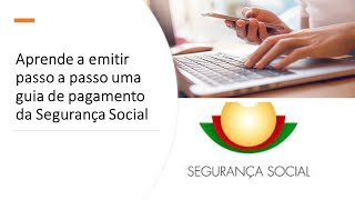 Guias de pagamento da Segurança Social [upl. by Marbut]