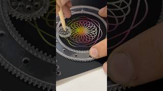 Spirograph in Action Drawing Perfect Circles spirographart satisfying geometricart [upl. by Graniela364]