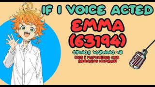 If I Voice Acted Emma  Voice Acting The Promised Neverland  tpn emma tpnemma voiceacting [upl. by Edee]