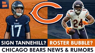 Sign Ryan Tannehill Khalil Herbert On Bears Roster Bubble Justin Fields Catching Strays  RUMORS [upl. by Kleinstein]