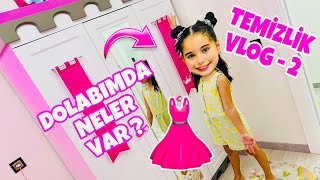 ELİF SİNEM DOLABIMDA NELER VAR  TEMİZLİK DÜZEN VLOG 2 [upl. by Valerle]