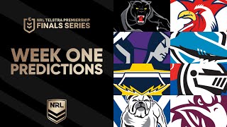 NRL Finals Week 1 Predictions 2024 [upl. by Bartosch800]