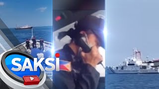 Pagtaboy ng PCG sa Chinese vessels sa Escoda o Sabina Shoal patunay raw na may   Saksi [upl. by Heinrich]