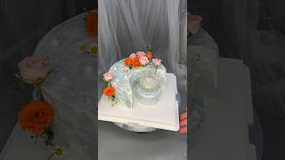 Production process stepbystep instruction technical training cake coating flowers and crowns👑🎂 [upl. by Dosh]