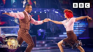 Tyler West amp Dianne Buswell Jive toHit The Road Jack by Buster Poindexter ✨ BBC Strictly 2022 [upl. by Berke]