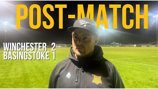 POST MATCH  Winchester A “In every angle we’ve let ourselves down today” [upl. by Elawalo]