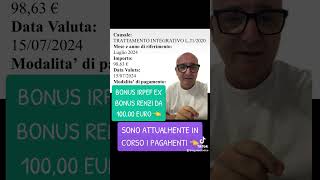 BONUS RENZI pagamenti youtube shortvideos viralvideos viral shorts [upl. by Erdnassac134]