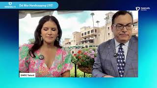 Del Mar Live Handicapping [upl. by Nodnil956]