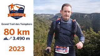 Grand trail des Templiers 80 km  2023 [upl. by Belding]