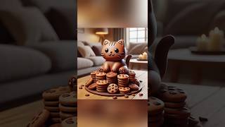 Kucing berubah jadi cookies warna warni cat funny kucing [upl. by Nnyla]