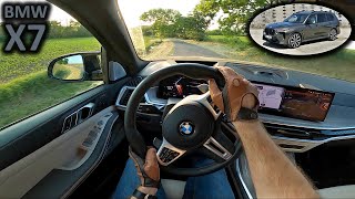 2023 BMW X7 M60i xDrive  POV drive [upl. by Zeph]