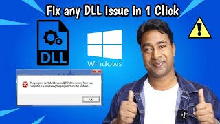 How to fix any DLL Files Error on Windows 1011 PC or Laptop with Best DLL Files Fixer in 1 Click [upl. by Selig86]