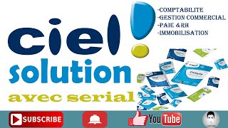 installer la solution CIEL compta et gestion commerciale et immobilisation et paie [upl. by Naitsirhk565]