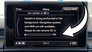 Audi MMI 4G navigation maps update free download links MIB2 MHI2 [upl. by Noiroc618]