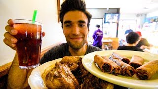 American reacts to Filipino Food FIRST TIMER [upl. by Hayn]