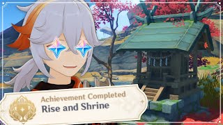 Rise and Shrine Secret Achievement EVERY PRIMOGEMS COUNTS Genshin Impact Inazuma Guide Patch 20 [upl. by Akirea969]