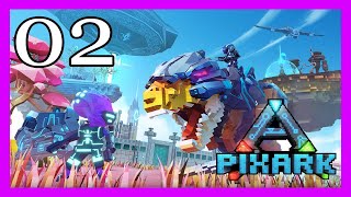 Retour Sur  PixARK  1er Taming amp 1er Fail 02 [upl. by Hillari537]