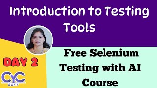 Introduction to Testing Tools  Manual testing tools  Software testing tools  CYCSOFT [upl. by Ocramed]