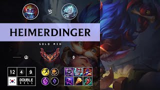 Heimerdinger Mid vs Viego  KR Grandmaster Patch 1412 [upl. by Nidya623]