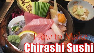 Simple Delicious Japanese Dish that takes 5 minutes to assemble  Chirashi Sushi I 散らし [upl. by Rennob]