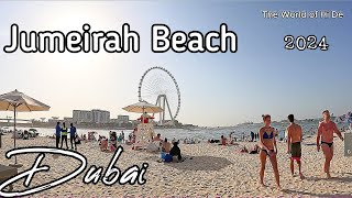 JBR Dubai A Luxurious Walk on Beach 2024 [upl. by Opalina9]