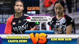 Komang Ayu Cahya Dewi vs Kim Min Sun  Badminton UBER CUP 2024  INA vs KOR Semifinals [upl. by Gasser]