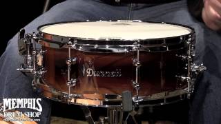 Dunnett Classic 14 x 55 MonoPly Walnut Snare Drum  Brown Fade [upl. by Cruce105]