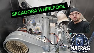 Secadora Whirlpool componentes y sus medidas [upl. by Niai]