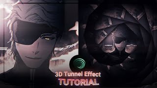 3D Tunnel Effect Tutorial  Alight motion Preset [upl. by Kristien]