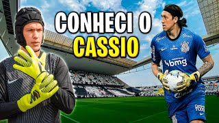 Assisti o aquecimento do Cássio de dentro do campo [upl. by Suiluj]