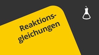 Reaktionsgleichung  so werden sie aufgestellt  Chemie  Allgemeine und anorganische Chemie [upl. by Venator]