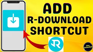 How To Add RDownload shortcut in iPhone  Make RDownloader Shortcut 2023 [upl. by Cacilie]