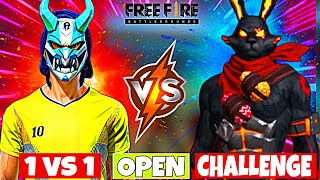 FREE FIRE 1 V 1 OPEN CHALLENG  RUSER LITE  FREE FIRE LIVE [upl. by Karlens]