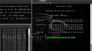 Cracking WPAWPA2 Network Keys in Backtrack 5 Aircrackng [upl. by Inaboy]