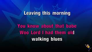 Walkin Blues  Eric Clapton KARAOKE [upl. by Elizabeth]