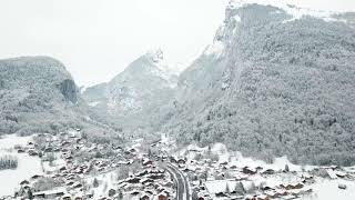 Samoens Village  Magical Winter Scenes [upl. by Cassandry496]