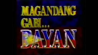 Magandang Gabi Bayan 10th Anniversary Episode Part 2 Teaser 22AUGUST1998 [upl. by Pandolfi]