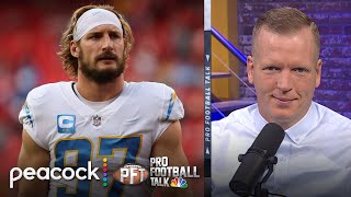 Los Angeles Chargers reportedly open to trade offers for veterans  Pro Football Talk  NFL on NBC [upl. by Ula565]