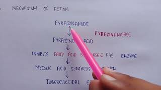 Pyrazinamide in medicinal chemistry  structure of Pyrazinamide  Mechanism of action  uses [upl. by Culley]