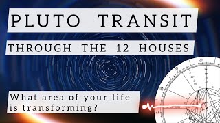 PLUTO TRANSIT THROUGH THE HOUSES  DEEP TRANSFORMATIONS [upl. by Suoinuj314]