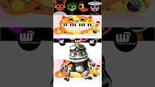 Horror Sprunki Vs Crazy Frog  But On Cat 😺 Piano shorts [upl. by Aseretairam578]