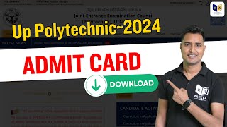 UP Polytechnic Admit Card 2024 Hall Ticket Download jeecupadmissionsnicin [upl. by Eiznik]