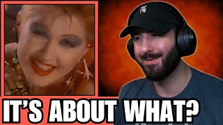 Cyndi Lauper  She Bop  REACTION  I Didnt Realize [upl. by Aissilem]