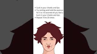 Face Slimming Exercise  Facial Exercise To Tone and Slim Face  Shorts [upl. by Archibald242]