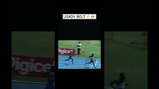 USAIN BOLT⚡400M💀usainbolt 400 100k 100 200 fastest worldrecord sprinter sprinting running [upl. by Alenoel]